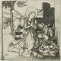 The Nativity, from the Life of Christ by Martin Schongauer