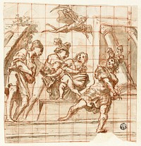 Allegorical Scene with Father Time by Pietro della Vecchia