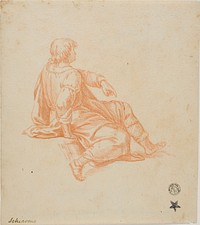 Seated Youth in Profile by Unknown Italian