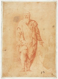 Standing Bearded Man by Luca Giordano