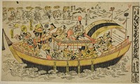 Eight Scenes of Kanazawa (Kanazawa hakkei): The Dance of Asahina and Umejumaru (Asaina Umejumaru mai no dan) by Torii Kiyonobu I