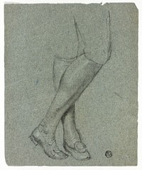 Crossed Legs of Standing Figure by John Downman
