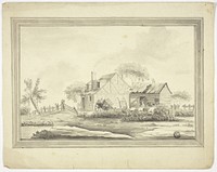 Farmhouse by Paul Sandby