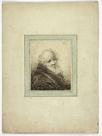 Bust of Old Man by Samuel Shelley