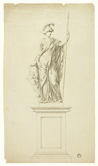Statue of Pallas Athene by Jan van Nost, the younger