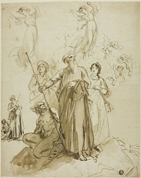 Original Studies for Shakespeare's Tempest by John Massey Wright