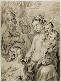 The Rest on the Flight into Egypt, known as The Madonna della Pappa by Francesco Vanni