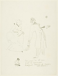 New Year's Greeting by Henri de Toulouse-Lautrec