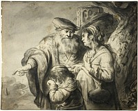 Expulsion of Hagar by Govaert Flinck
