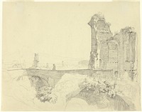 Bridge and Ruined Tower by Johann Christoph Erhard