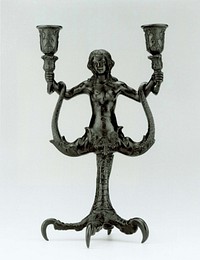 Candelabrum in the Shape of a Siren by Severo da Ravenna