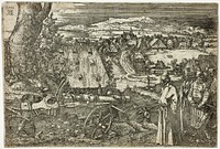 Landscape with Cannon by Albrecht Dürer