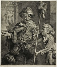 The Rat Catcher by Cornelis Visscher, the Elder