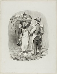 Business Envoys, plate 43 from Tout Ce Qu'on Voudra by Honoré-Victorin Daumier