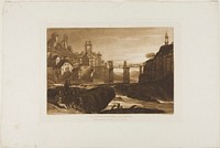 Lauffenbourgh on the Rhine, plate 31 from Liber Studiorum by Joseph Mallord William Turner