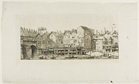 View of Part of the City of Paris toward the Close of the XVII Century by Charles Meryon