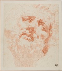 Study for Head of Laocoon by Andrea Appiani, the elder