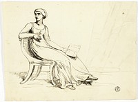 Woman Seated in Roman Chair by John Downman