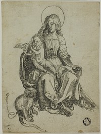 Madonna with the Monkey by Albrecht Dürer
