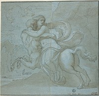 Nessus and Deianira by Circle of Vincenzo Camuccini