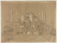 View of Constantinople by David Roberts