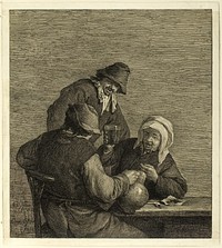 The Topers by Cornelis Visscher