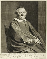 Lieven van Coppenol by Cornelis Visscher, the Elder