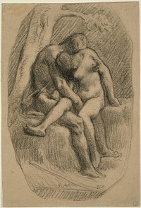 The Lovers by Jean François Millet