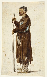 Russian Peasant by Daniel Nikolaus Chodowiecki
