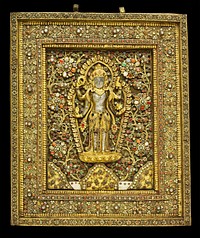 Votive Plaque with God Vishnu