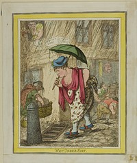 Wet Under Foot by Thomas Rowlandson