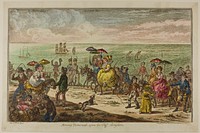 Morning Promenade Upon the Cliff, Brighton by James Gillray