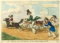 The Dandy and His Postillion — or the Waay to Laugh Up Hill by William Heath