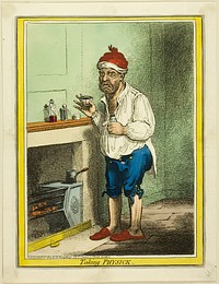 Taking Physick by James Gillray