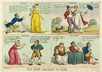 The Four Seasons of Love by Thomas Rowlandson