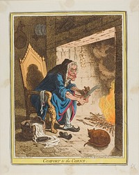 Comfort to the Corns by James Gillray