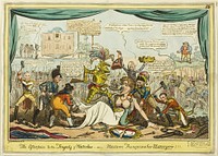 The Afterpiece to the Tragedy of Waterloo by George Cruikshank
