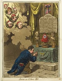 Shrine at St. Ann's Hill by James Gillray