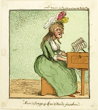 "Here's Songs of Love and Maids Forsaken" by James Gillray