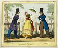 Fashionable Portraits by George Cruikshank