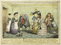 The Return of Paris by George Cruikshank