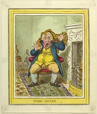 Wide Awake by James Gillray