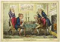 Game of Chess by George Cruikshank