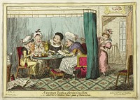 A Curious Junto of Slandering Elves by George Cruikshank