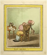 Fast Asleep by James Gillray