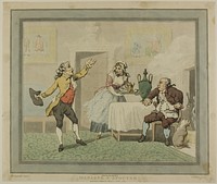 Manager and Spouter by Thomas Rowlandson