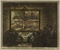 Exhibition of a Democratic Transparency, with its Effect Upon Patriotic Feelings by James Gillray