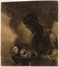 Cauldron of the Sorceress by Odilon Redon