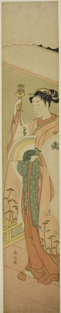 The Kagura Dance by Suzuki Harunobu