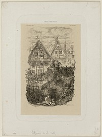 The Neighborhood, from Revue Fantaisiste by Rodolphe Bresdin